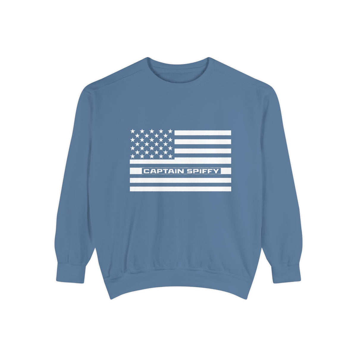 CAPTAIN SPIFFY FOR AMERICA DISTRESSED SWEATSHIRT - UNISEX