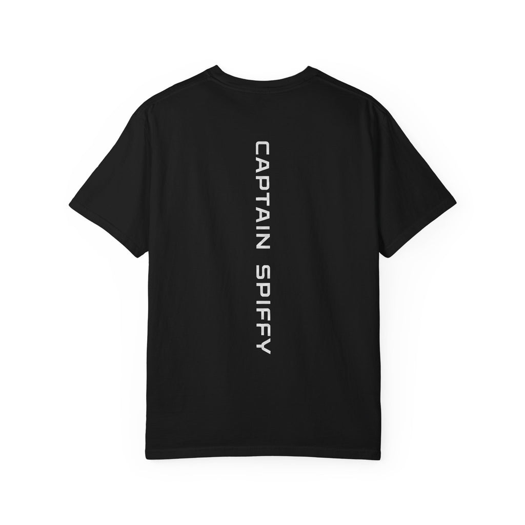 CAPTAIN SPIFFY LOGO AVIATOR + VERTICAL T SHIRT - MEN'S
