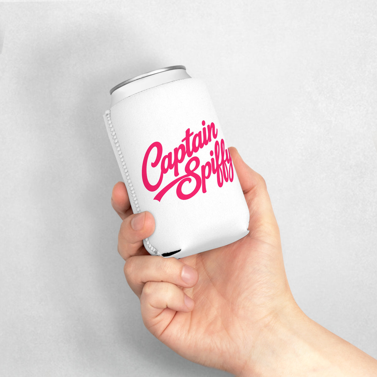 CAPTAIN SPIFFY CLASSIC KOOZIE - WHITE / PINK