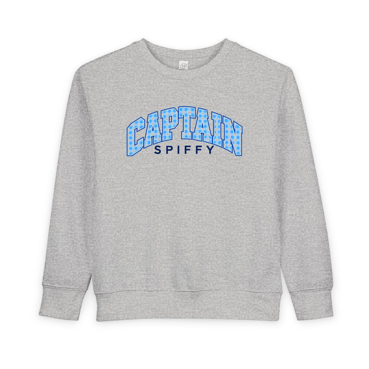 CAPTAIN SPIFFY BLUE PLAID SWEATSHIRT - KIDS