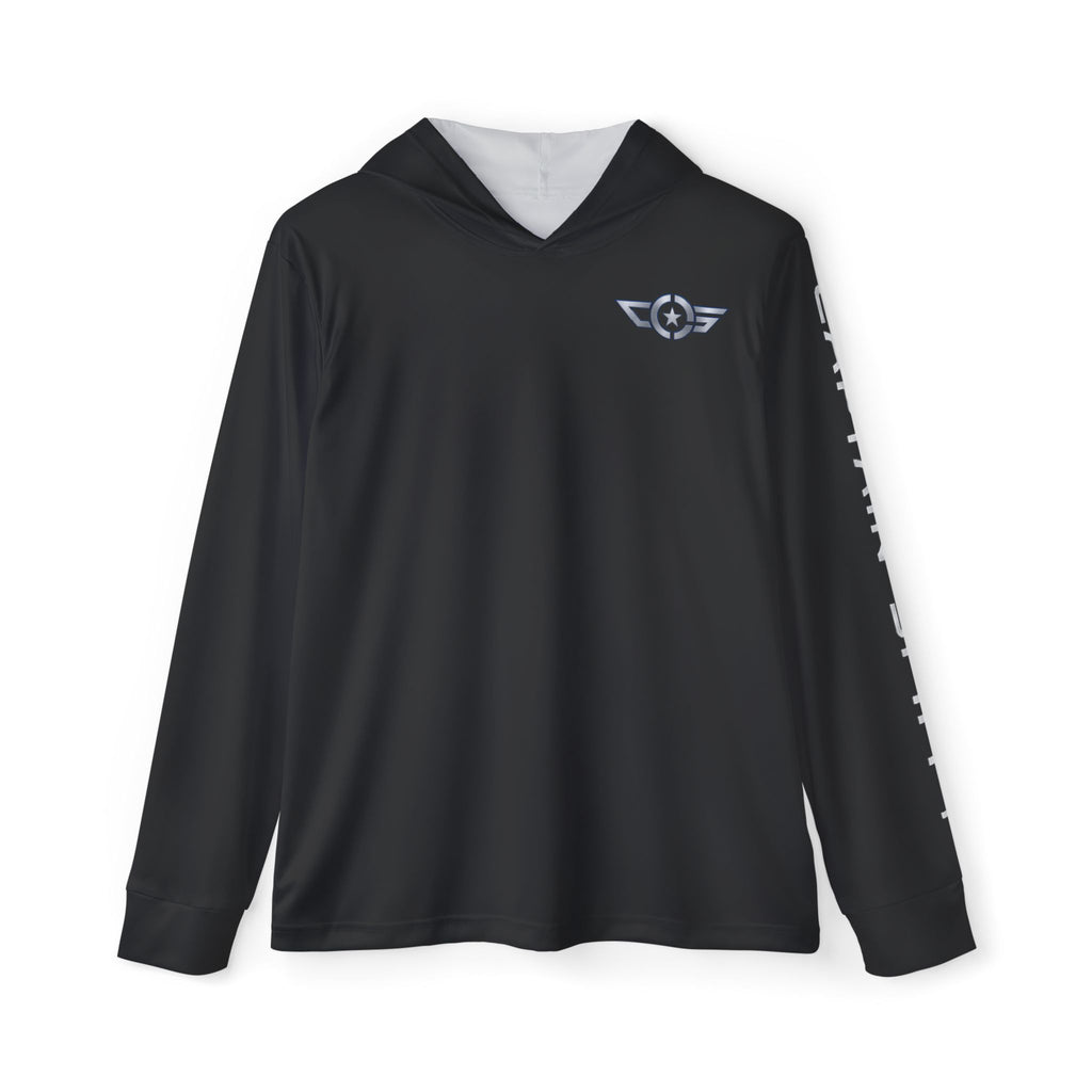 CAPTAIN SPIFFY SPORTS AVIATOR GRAPHIC WARMUP HOODIE - MEN'S