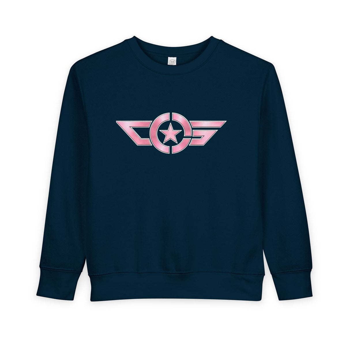 CAPTAIN SPIFFY AVIATOR PINK CREWNECK SWEATSHIRT - KIDS