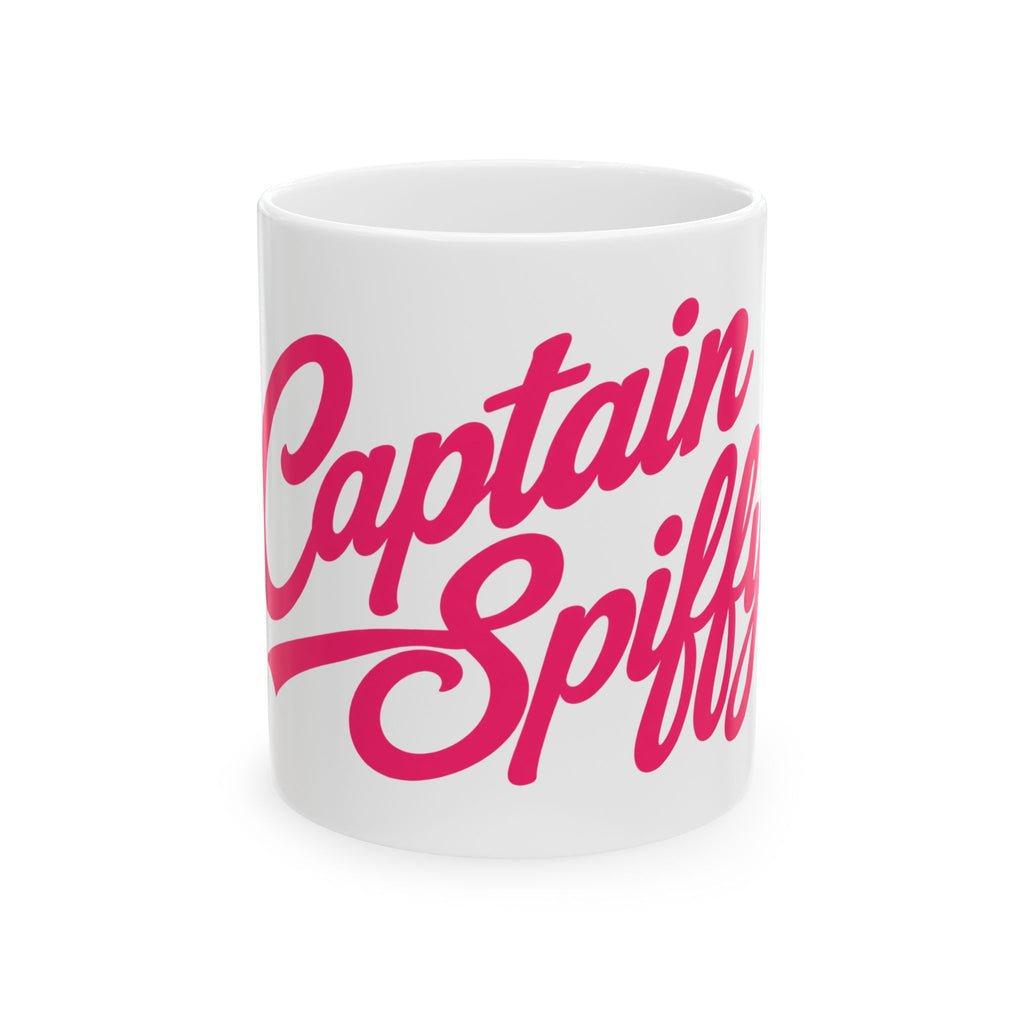CAPTAIN SPIFFY CLASSIC MUG - WHITE / PINK