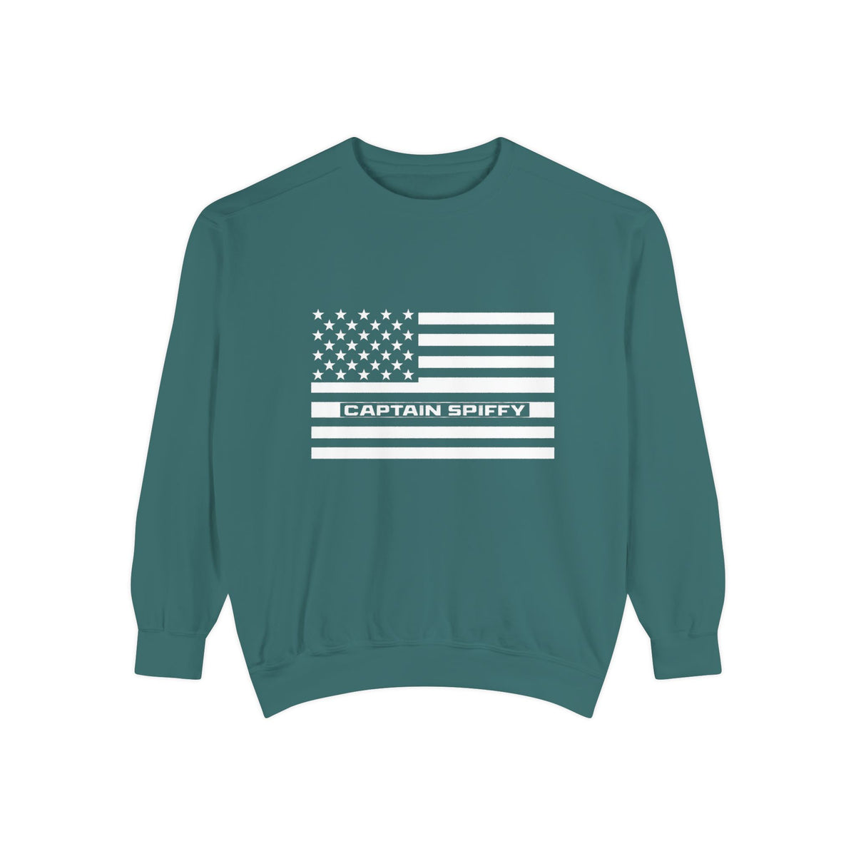CAPTAIN SPIFFY FOR AMERICA DISTRESSED SWEATSHIRT - UNISEX