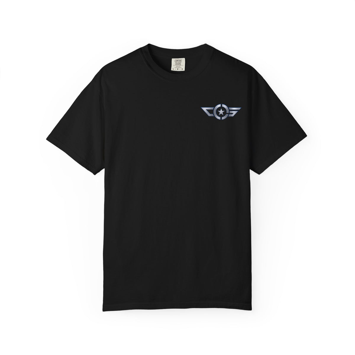 CAPTAIN SPIFFY LOGO AVIATOR + VERTICAL T SHIRT - MEN'S