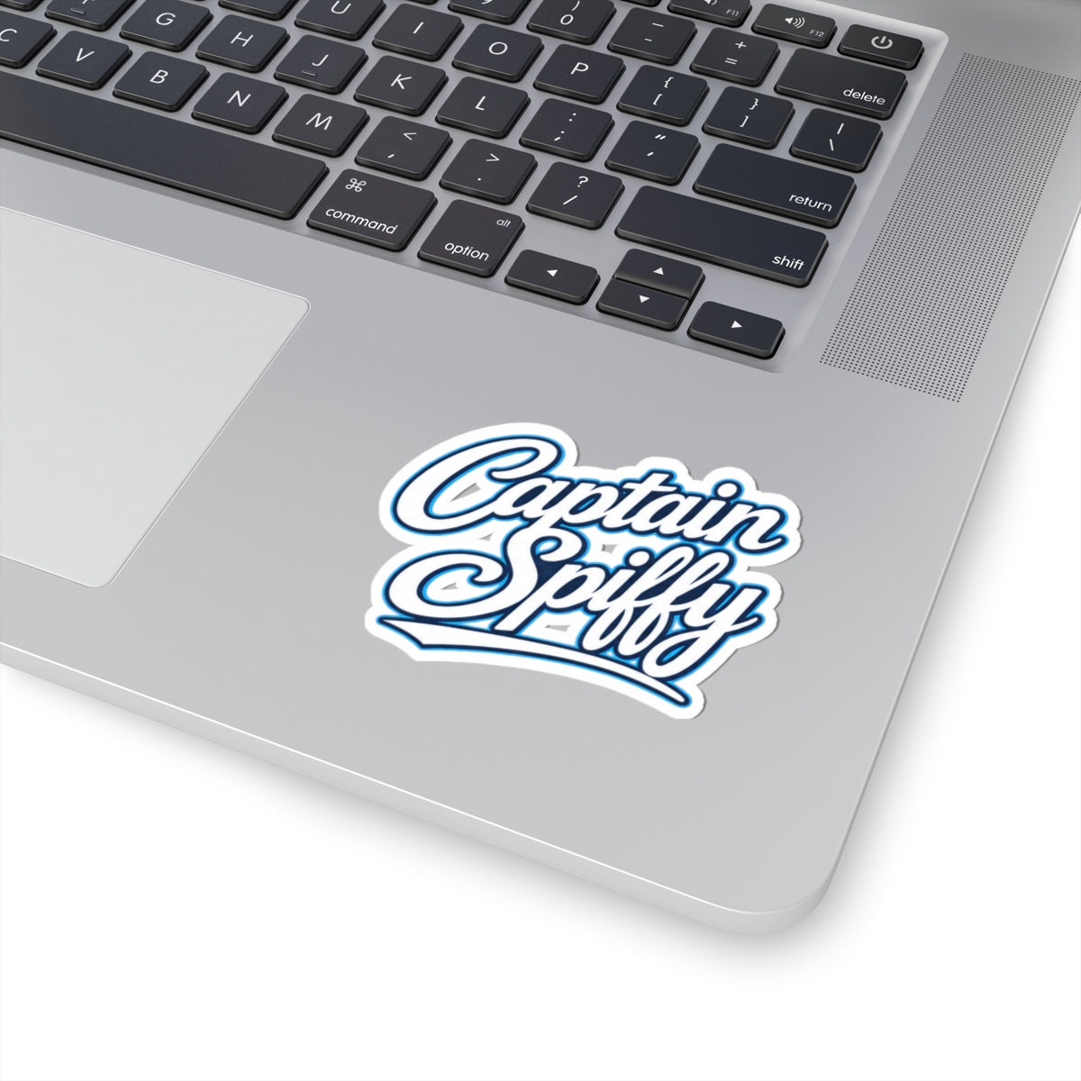CAPTAIN SPIFFY CLASSIC STICKER - WHITE / BLUE