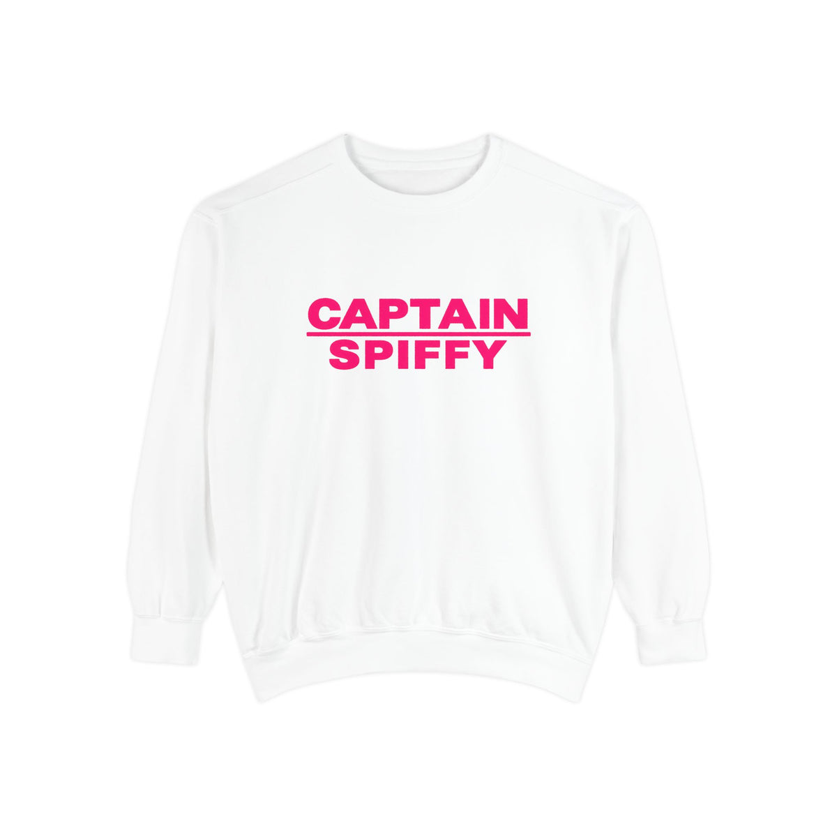 CAPTAIN SPIFFY STANDARD PINK CREWNECK SWEATSHIRT - WOMEN'S