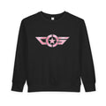 CAPTAIN SPIFFY AVIATOR PINK CREWNECK SWEATSHIRT - KIDS