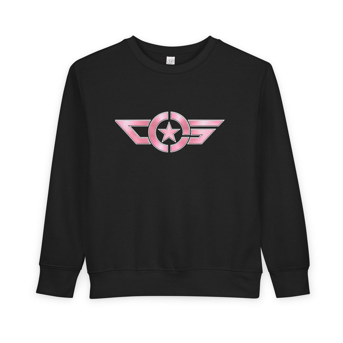 CAPTAIN SPIFFY AVIATOR PINK CREWNECK SWEATSHIRT - KIDS