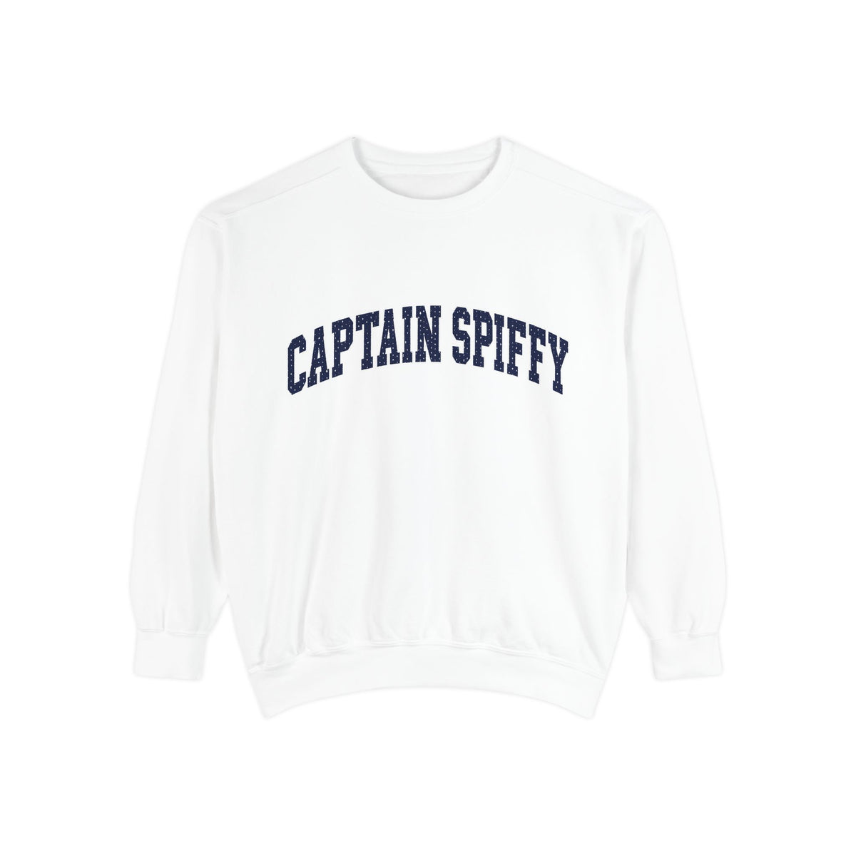 CAPTAIN SPIFFY RETRO COLLEGIATE CREWNECK SWEATSHIRT - UNISEX