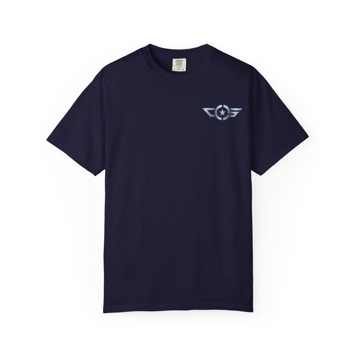 CAPTAIN SPIFFY LOGO AVIATOR + VERTICAL T SHIRT - MEN'S