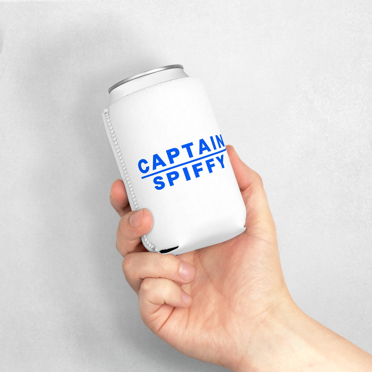 CAPTAIN SPIFFY STANDARD KOOZIE - WHITE / BLUE