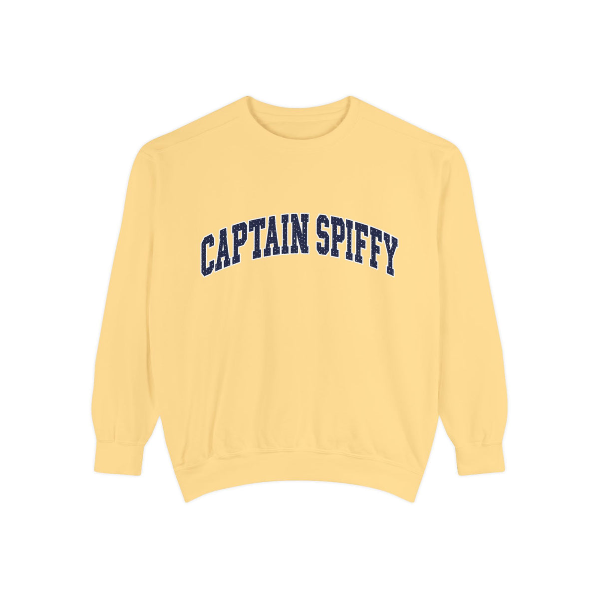 CAPTAIN SPIFFY RETRO COLLEGIATE CREWNECK SWEATSHIRT - UNISEX