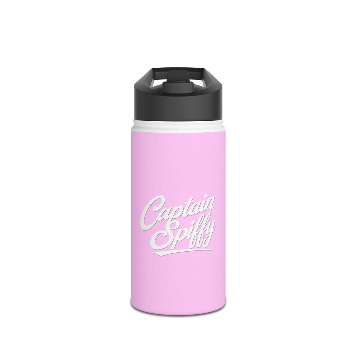 Captain Spiffy Pink Stainless Steel Kids Water Bottle