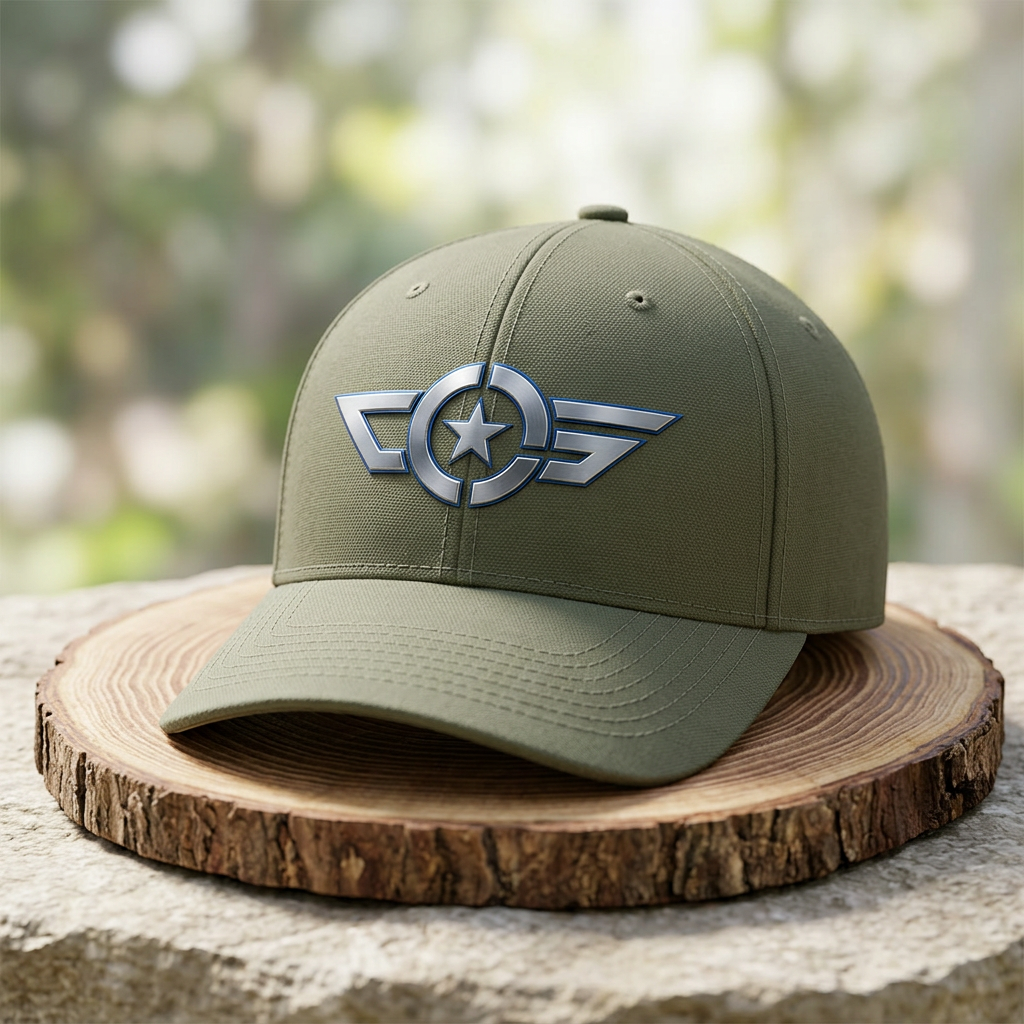 CAPTAIN SPIFFY LOGO AVIATOR PERFORMANCE ROPE BASEBALL CAP
