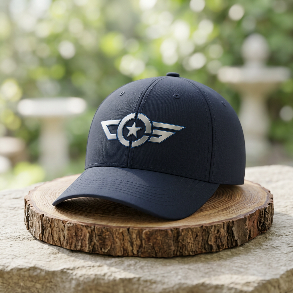 CAPTAIN SPIFFY LOGO AVIATOR PERFORMANCE ROPE BASEBALL CAP