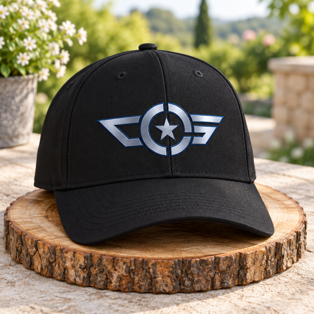 CAPTAIN SPIFFY LOGO AVIATOR PERFORMANCE ROPE BASEBALL CAP