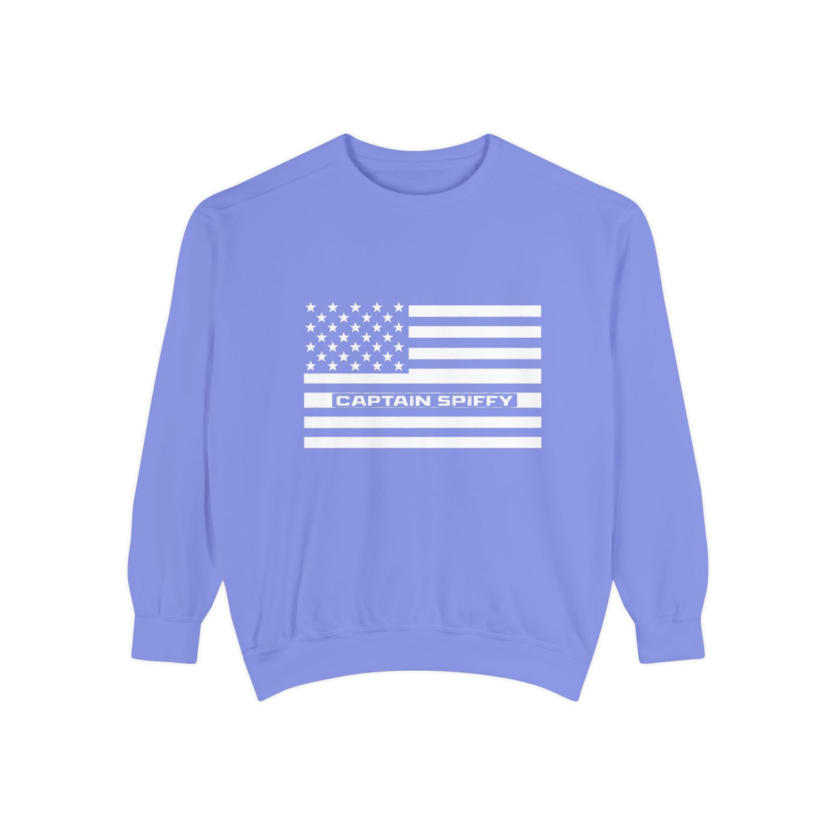 CAPTAIN SPIFFY FOR AMERICA DISTRESSED SWEATSHIRT - UNISEX