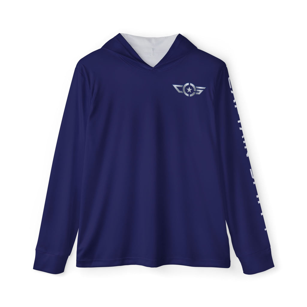 CAPTAIN SPIFFY SPORTS AVIATOR GRAPHIC WARMUP HOODIE - MEN'S