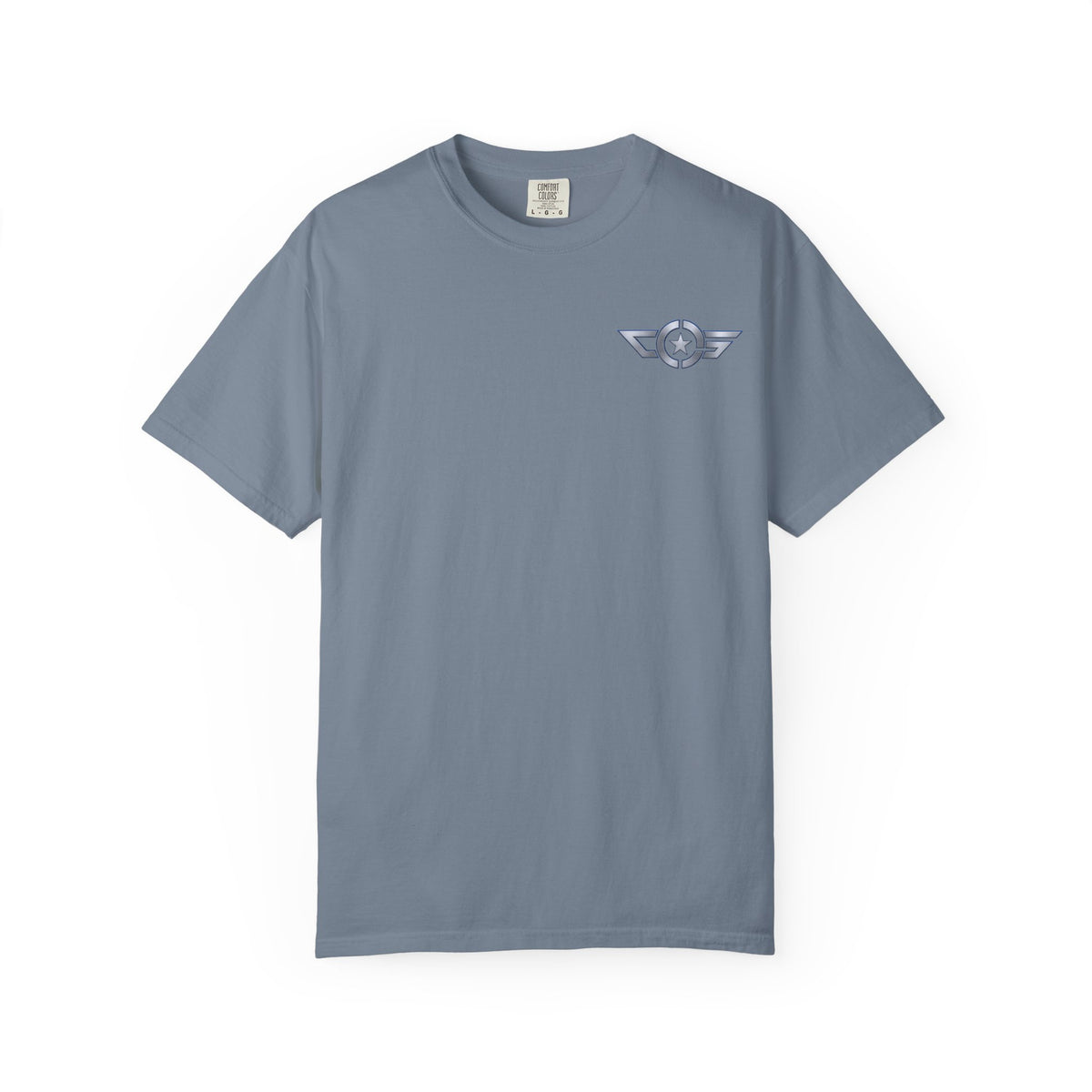 CAPTAIN SPIFFY LOGO AVIATOR + VERTICAL T SHIRT - MEN'S