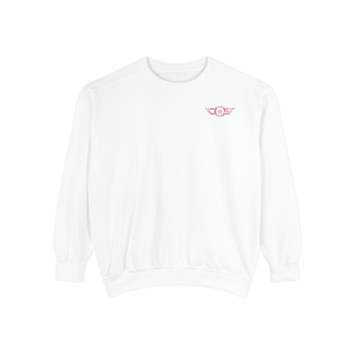 CAPTAIN SPIFFY AVIATOR PINK CREST SWEATSHIRT