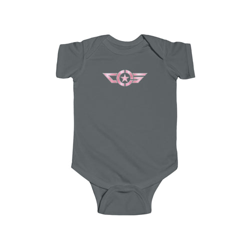 CAPTAIN SPIFFY AVIATOR PINK BODYSUIT ONESIE - KIDS