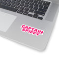 CAPTAIN SPIFFY STANDARD PINK STICKER