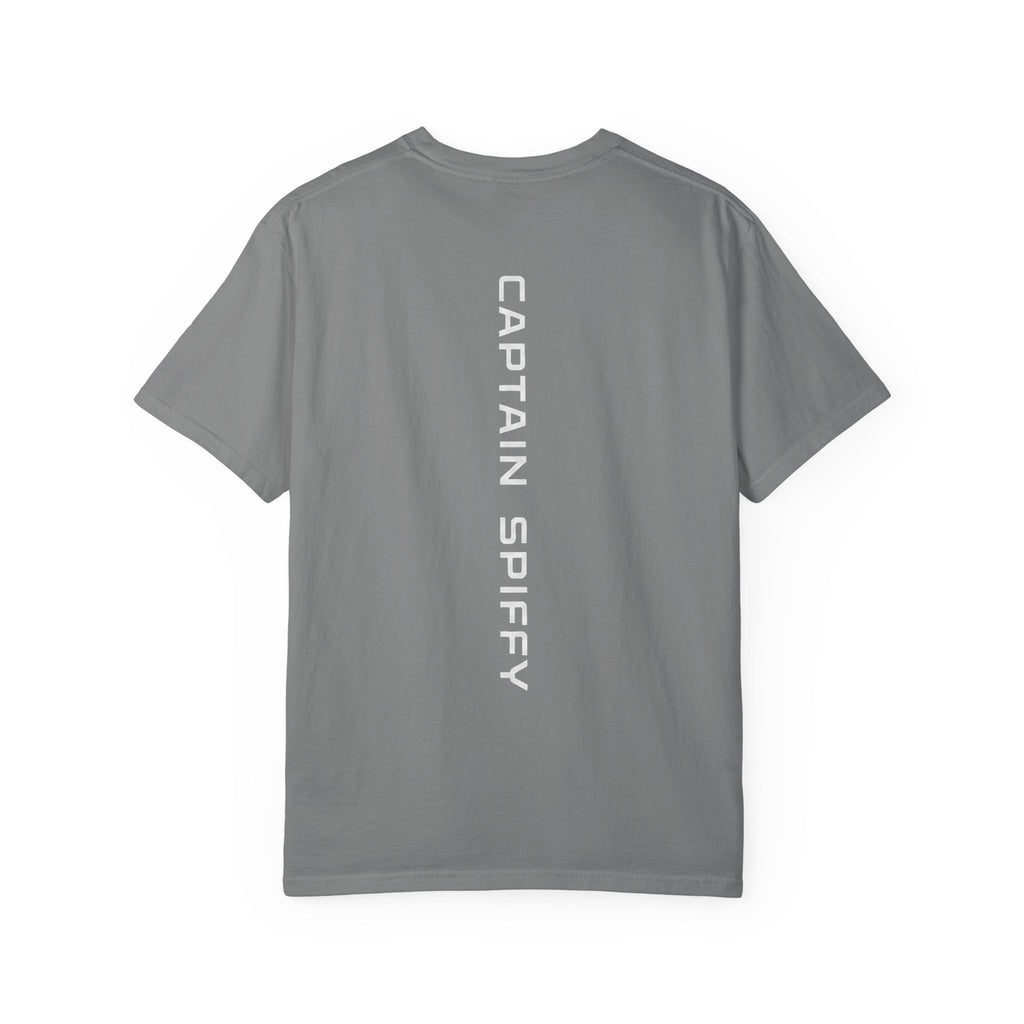CAPTAIN SPIFFY LOGO AVIATOR + VERTICAL T SHIRT - MEN'S