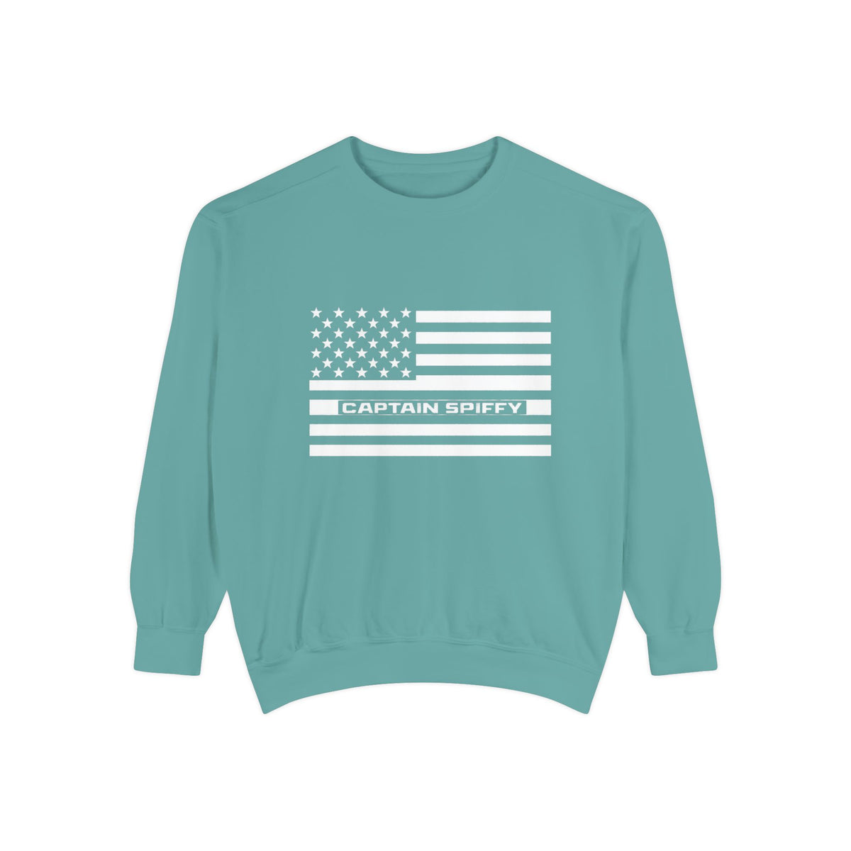 CAPTAIN SPIFFY FOR AMERICA DISTRESSED SWEATSHIRT - UNISEX