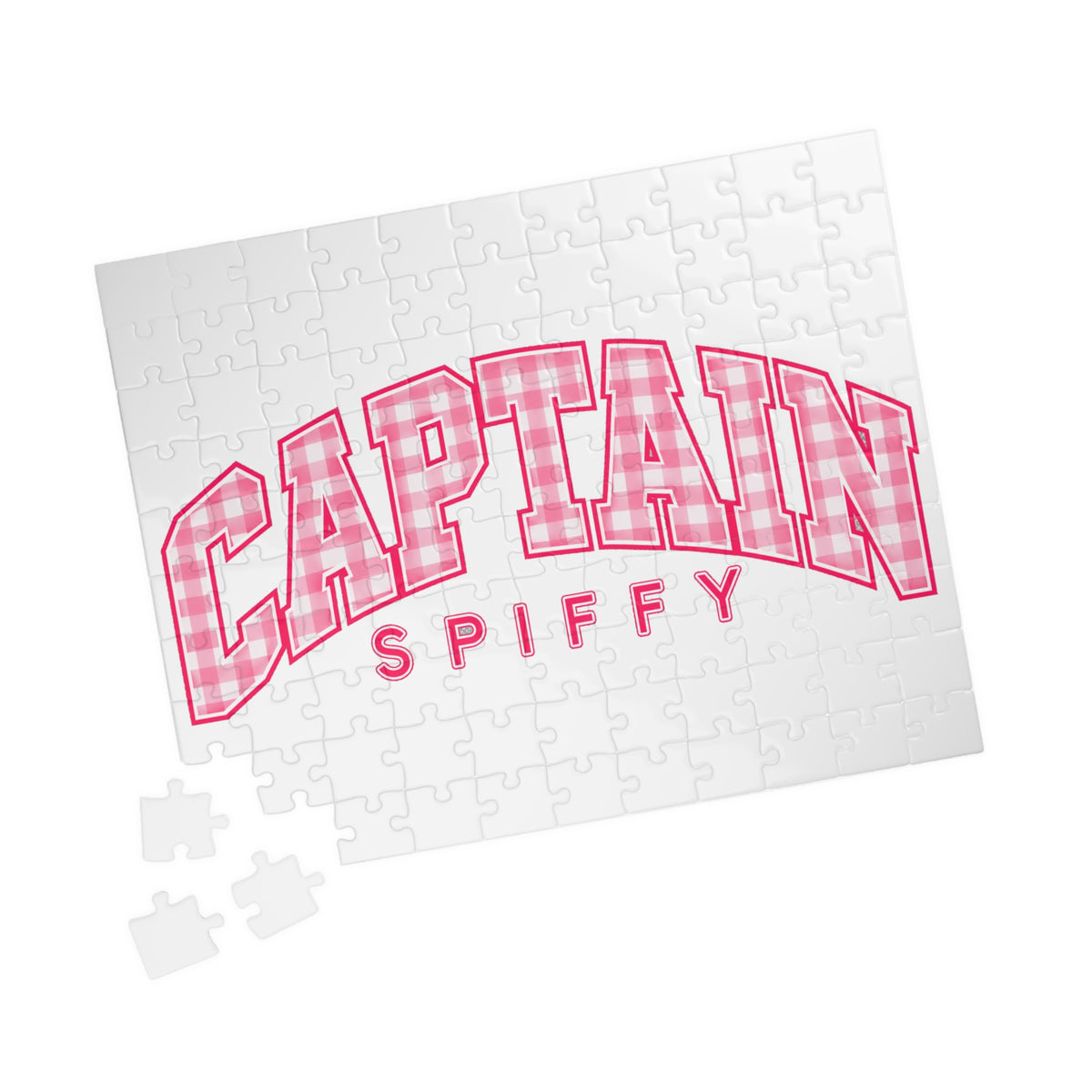 Captain Spiffy Pink Logo Jigsaw Puzzle — 110/252/520/1014-Piece Custom Puzzle