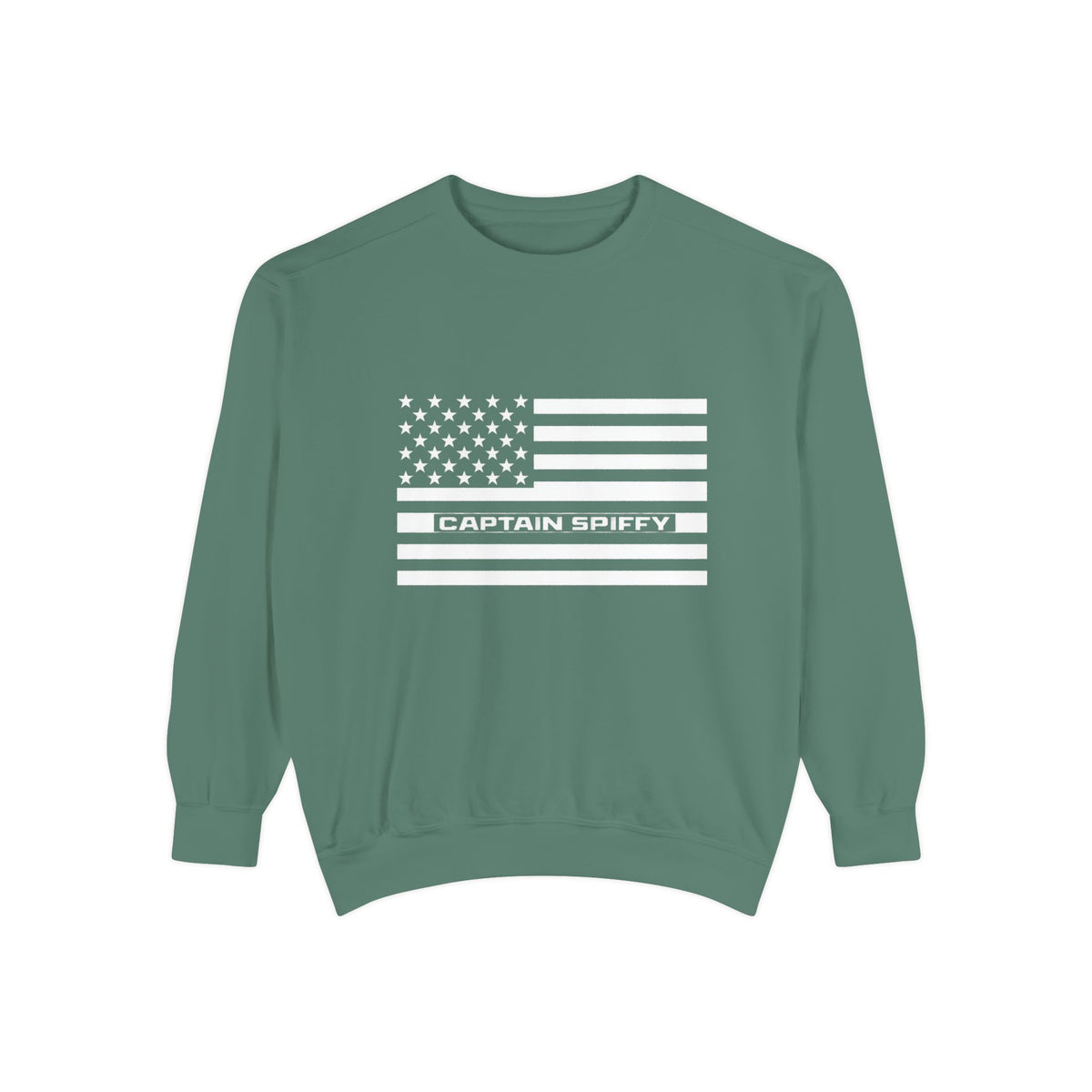 CAPTAIN SPIFFY FOR AMERICA DISTRESSED SWEATSHIRT - UNISEX